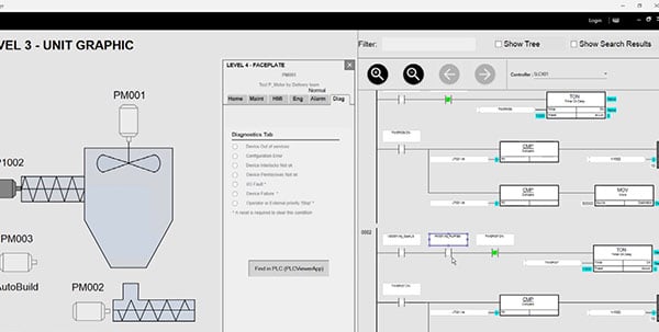 PLC Viewer OMI-Anwendung